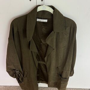 Olive Green Women's Jacket Size L